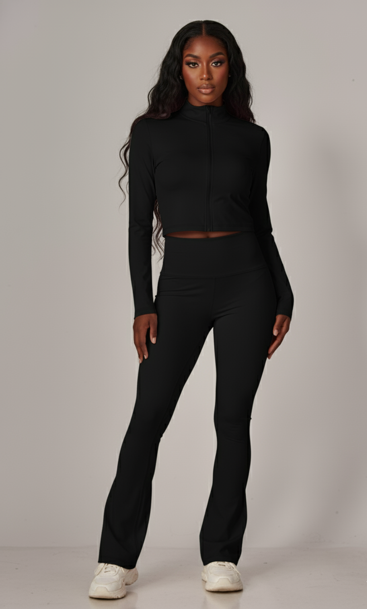 Butter Soft Flare Legging | Black