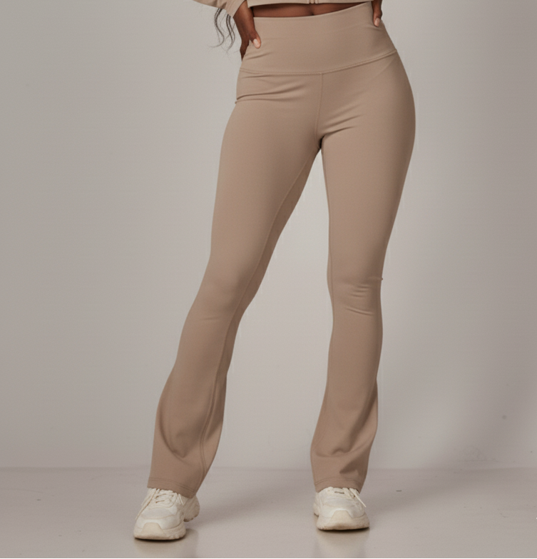 Butter Soft Flare Legging | Light Taupe
